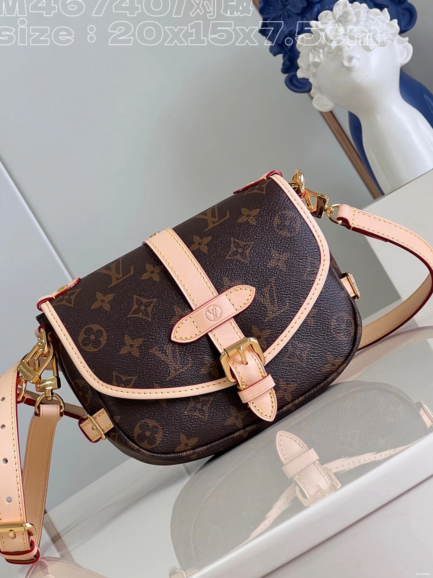 Rep ladies Saumur VUITTON LOUIS BB 0810